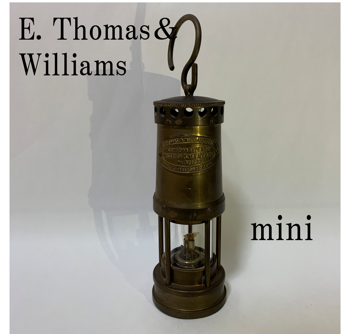 レアプレートmini】 e.thomas & williams LTD ABERDARE 真鍮 