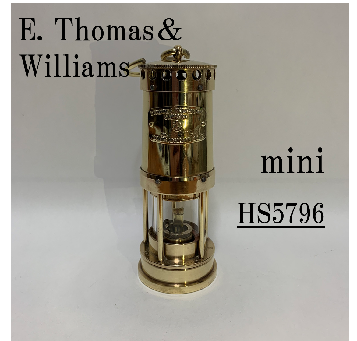 mini-HS5796】磨き e.thomas & williams LTD ABERDARE 真鍮 
